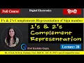 1 s and 2 s Complement Representation of Signed Number