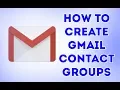 HOW TO CREATE a GOOGLE GROUP