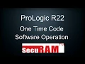 ProLogic R22 OTC Software Operation