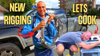 Mast Goes Back Up With New Rigging & New Cooker At last!!  BOAT DIY   Ep 91