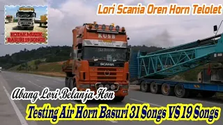 Download Scania Horn Basuri 31 Songs \u0026 Volvo Horn Basuri 19 Songs | Koleksi Lori Horn Telolet Malaysia MP3