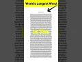 Download Lagu Can You Pronounce the Longest Word in the English Language? #shorts #youtubeshorts #viralshorts