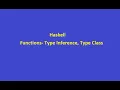 Haskell Defining Function Type Inference Type Class