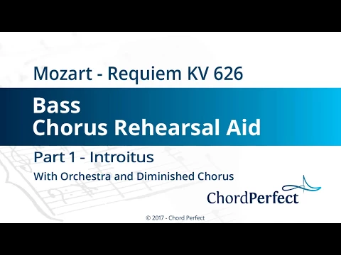 Download MP3 Mozart's Requiem Part 1 - Introitus - Bass Chorus Rehearsal Aid