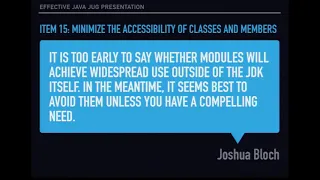 2018-08 Effective Java - What s new in the Third Edition