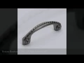 Dynasty Hardware Cabinet Pulls Antique Nickel with 3 Hole-Spacing
