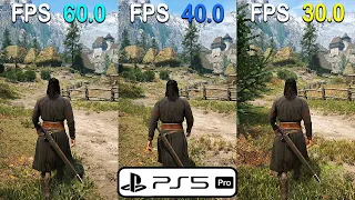 The Blood of Dawnwalker - PS5 PRO Frame Rate Performance (Performance, Balanced, Quality)