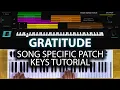 Gratitude MainStage patch keyboard tutorial - Brandon Lake