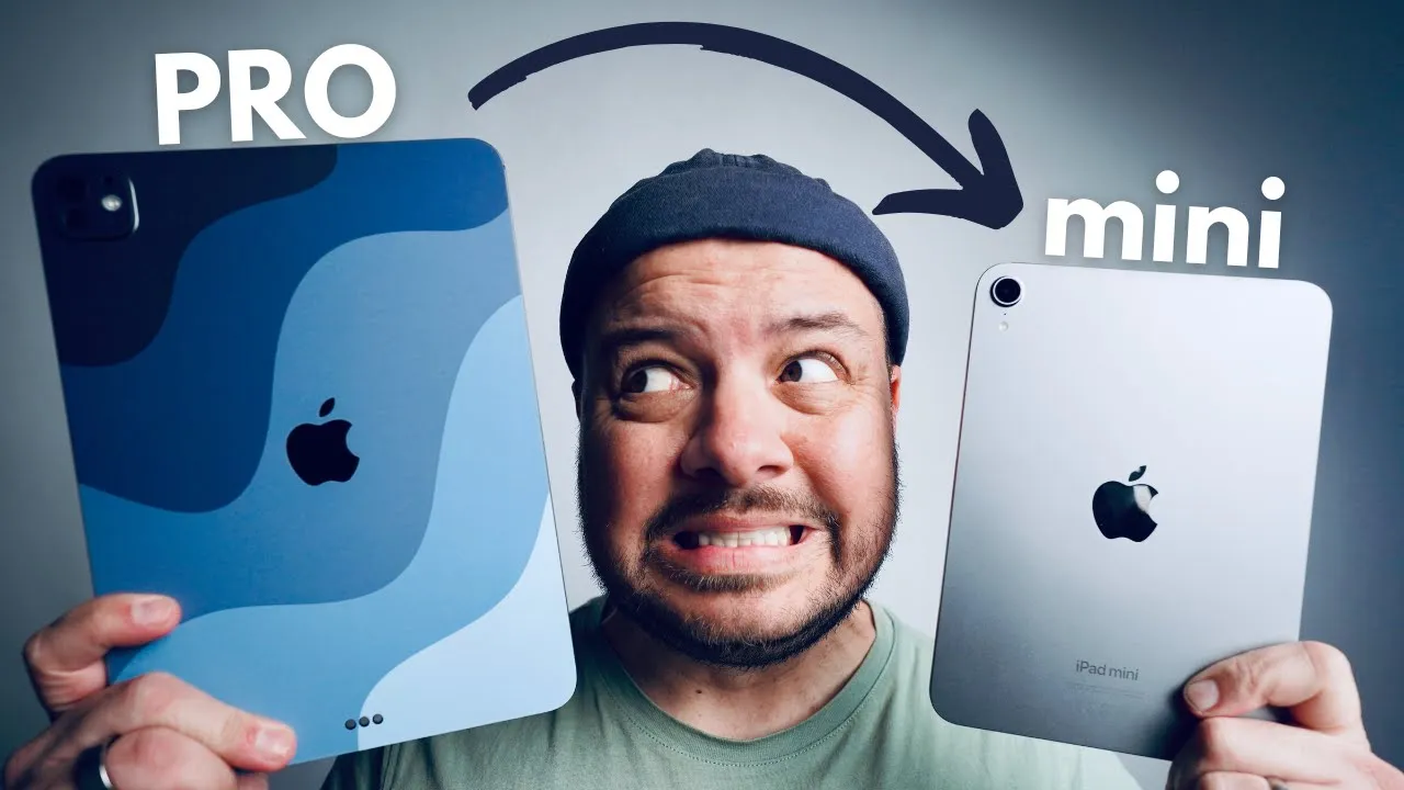Outline Video Switched from iPad Pro to iPad Mini - here's what I learned