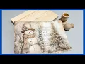 Vintage Christmas Shelf Sitter DIY Double Sided Decor Just 1 Quick Craft