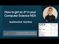 8 Computer Science NEA - Summative Testing