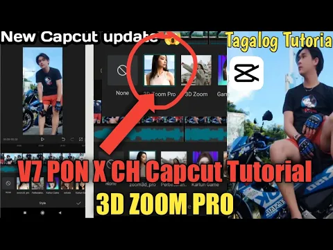 Download MP3 V7 PON X CH Tiktok Capcut Tutorial // 3D ZOOM PRO