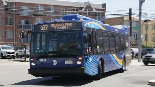 MTA Bus 2023 Nova Bus LFS 9034 On The Q22 Rockaway Beach Blvd Beach 102nd Street
