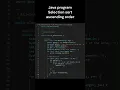 Selection Sorting Array elements