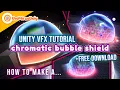 Chromatic Bubble Shield Unity Tutorial FREE Project