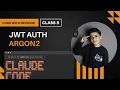 JWT Authentication Hashing Passwords using Argon2