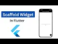 Flutter Scaffold Widget AppBar BottomNavigationBar