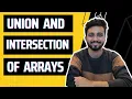 Union And Intersection Of Two Sorted Arrays