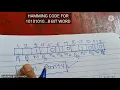 HAMMING CODE FOR 10101010 EIGHT BIT WORD GURUKUL BY S P KHER