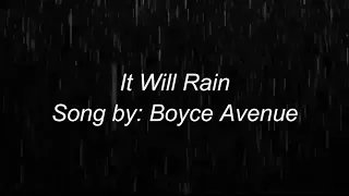 Download It Will Rain - Boyce Avenue(Cover) Karaoke MP3