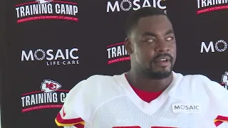 Chris Jones on fellow defensive tackle Khyiris Tonga
