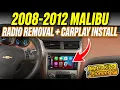 2008-2012 Chevrolet Malibu How to remove the radio Install apple carplay android auto Metra kit