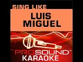 La Media Vuelta (Karaoke Instrumental Track) (In the Style of Luis Miguel)