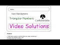 Triangular Numbers Answers - Corbettmaths