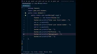 Program to perform arithmetic operations in java