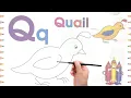 Coloring Quail for kids