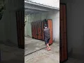 pintu pagar sliding belok #pagarsliding #pagarminimalis #fence