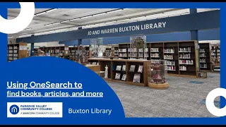 OneSearch Basics