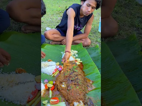 Whole Katla fish asmr cook π₯π€€