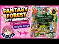Fantasy Forest by Fabiana Attanasio Chatty Mythographic Colouring Book Flip Through