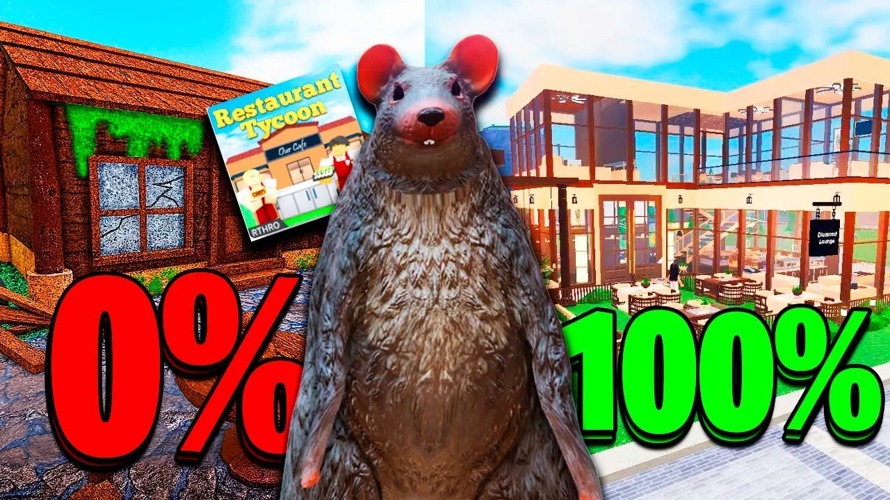 De UN Restaurante 🗑️ a el MÁS LUJOSO de Roblox 🍽️✨ (0% → 100%)