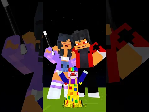 Clown Trapped Baby Aphmau & Aaron⦠Then THIS Happened! #shorts