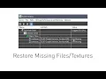 Restore Missing Files Textures 3DsMax-2022