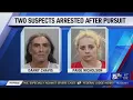 Two arrested for shooting at Knox County deputies and leading chase through 4 counties