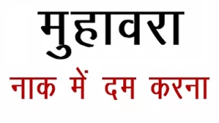 naak may dum karna hindi muhavray lesson 15