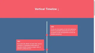 JAVASCRIPT Course Project Based Learning - Vertical Timeline Project Using Javascript