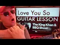 Download Lagu How To Play Love You So - The King Khan \u0026 BBQ Show Guitar Tutorial (Beginner Lesson!)