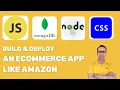 Build JavaScript ECommerce Website Like Amazon For Beginners 2022