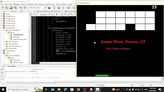 Brick Breaker Java Swing Game Project Build Process