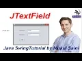 Java Swing Tutorial JTextField in Java Swing