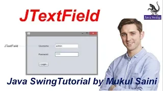 Java Swing Tutorial JTextField in Java Swing