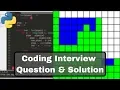 Coding Interview Question Solution Python - Water Trapped Between Pipes