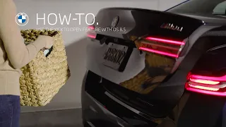 How To Use The Kick To Open Feature With OS 8 5 BMW How To 