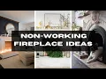 Non - Working Fireplace Ideas Inspiration Fireplace Home Decor And Then There Was Style