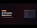C in 100 Seconds Arithmetic Operators Episode 4