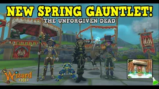 Wizard101 NEW SPRING GAUNTLET UNFORGIVEN DEAD SECRET BOSS TEST REALM